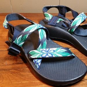 Chaco Z1 Ultraviolet UV Glow In the Dark Sandals 7